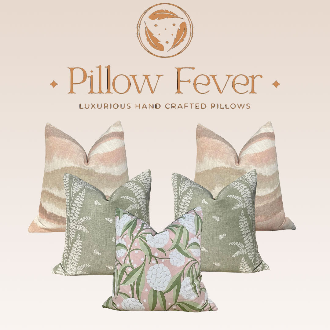 Thibaut Ensbury Fern Woven Pillow - Sage Green