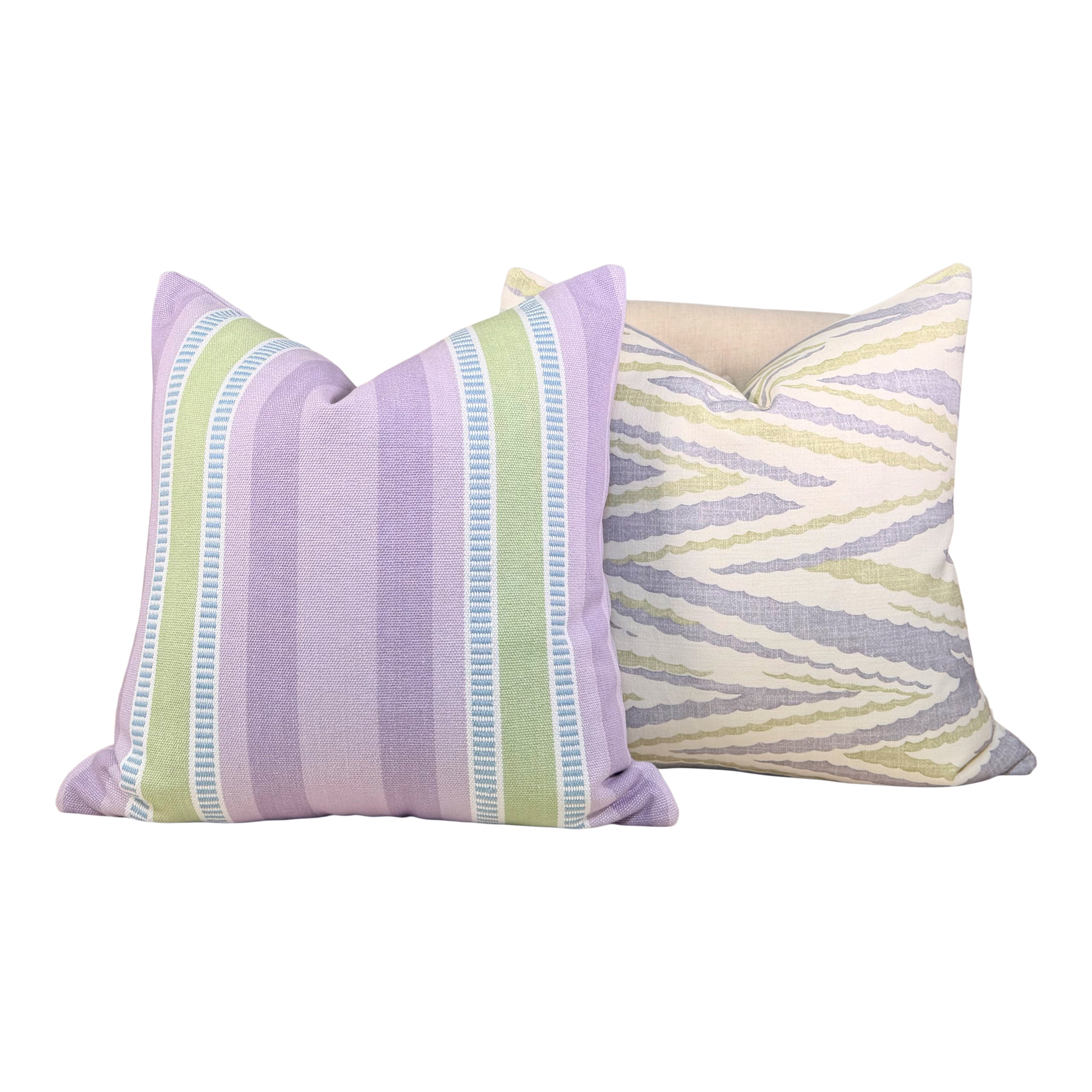 Thibaut Highland Peak Pillow - Lavender