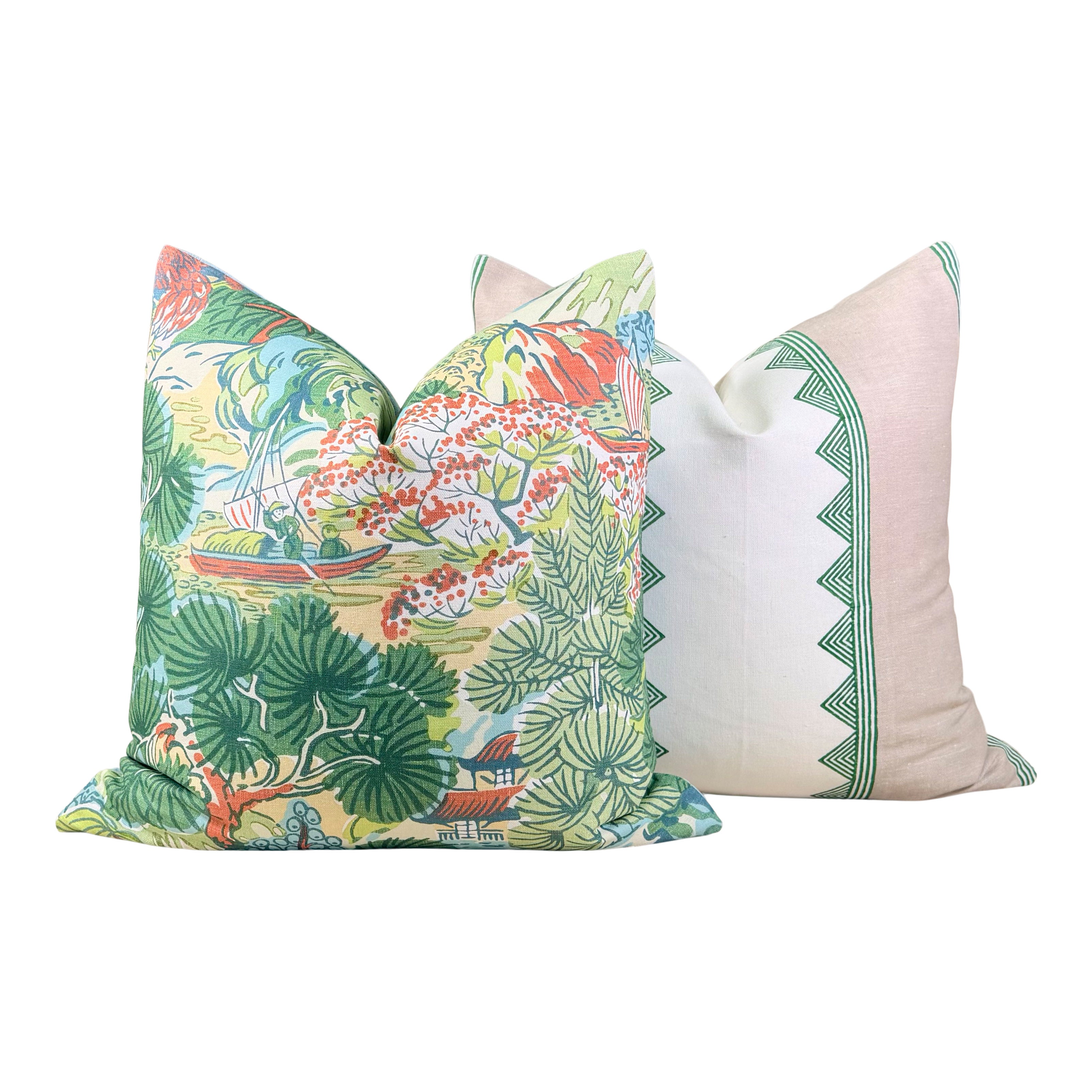 Thibaut Kismet Pillow - Green