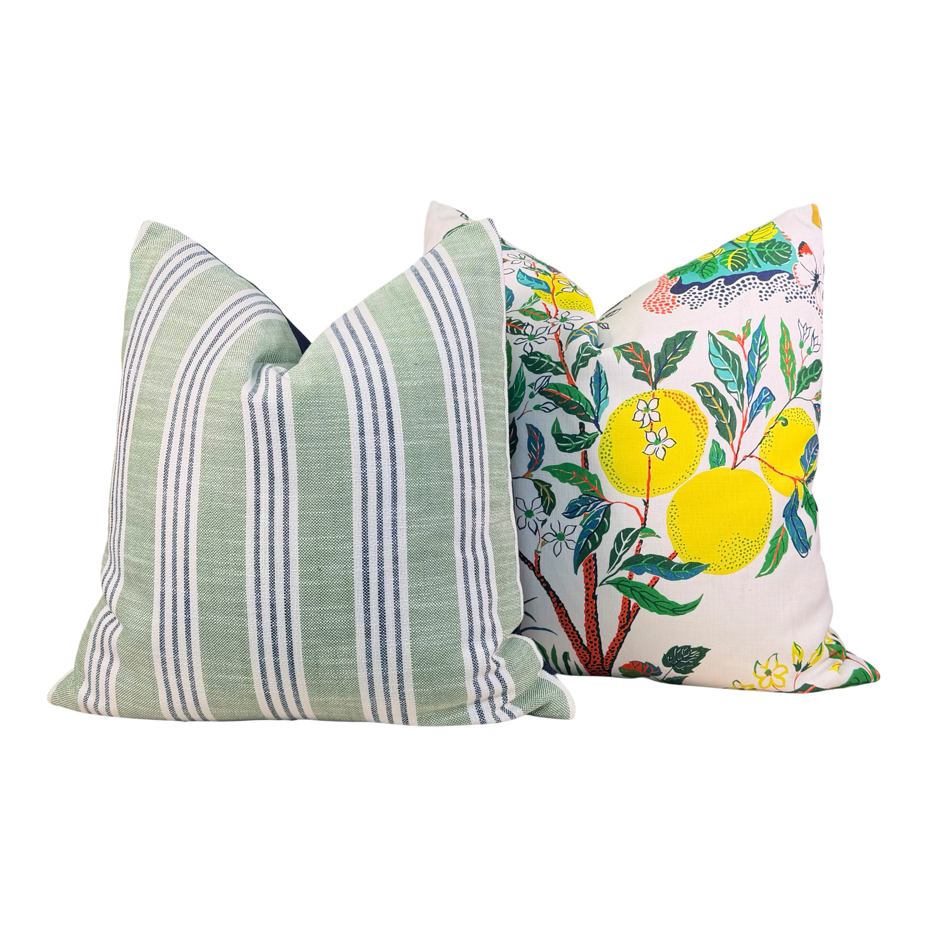 Schumacher Citrus Garden Outdoor Pillow - Primary