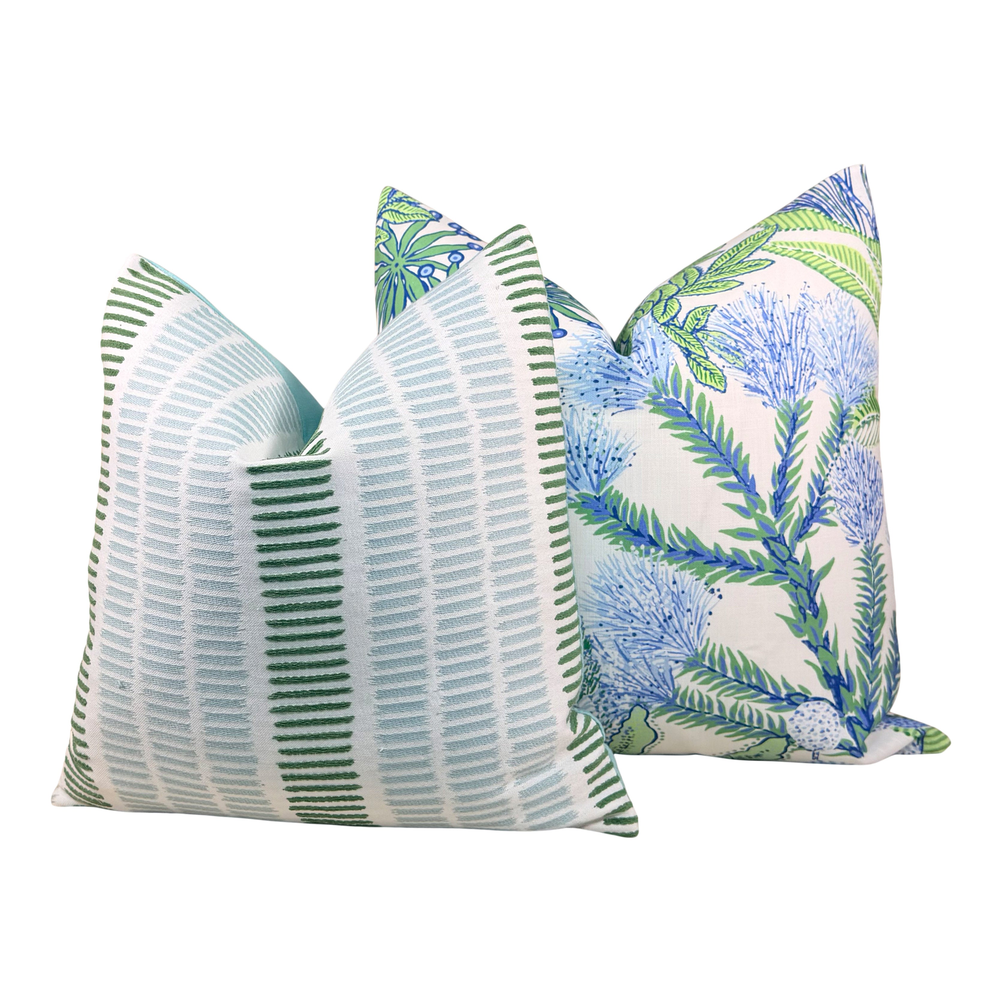 Thibaut Outdoor Protea Pillow - Kiwi