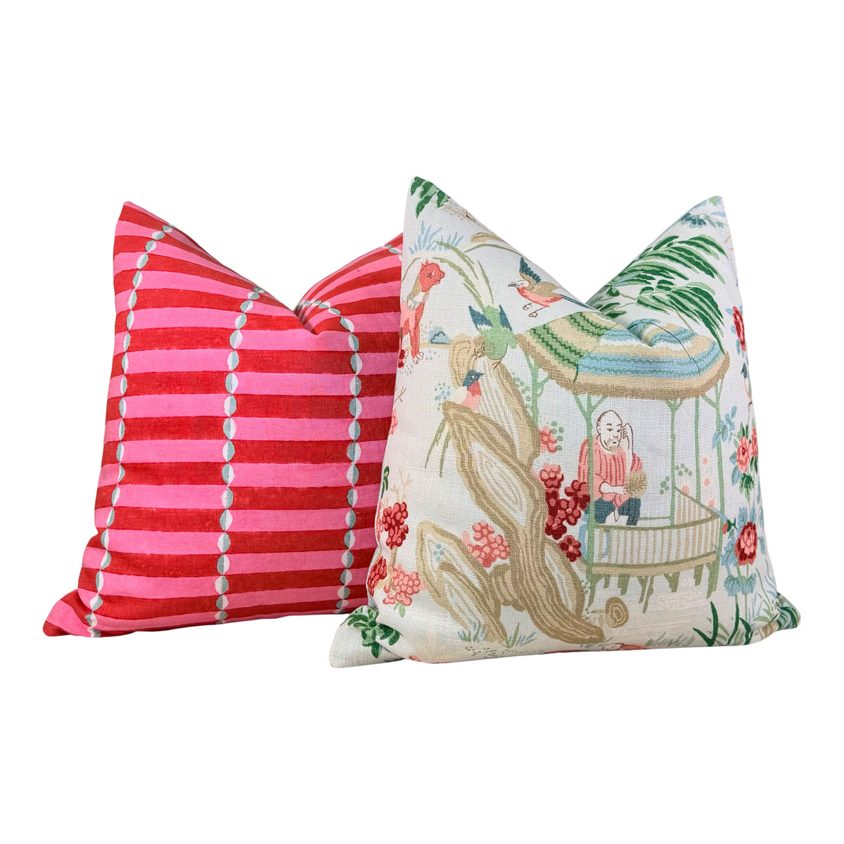 Molly Mahon Luna Linen Pillow - Pink