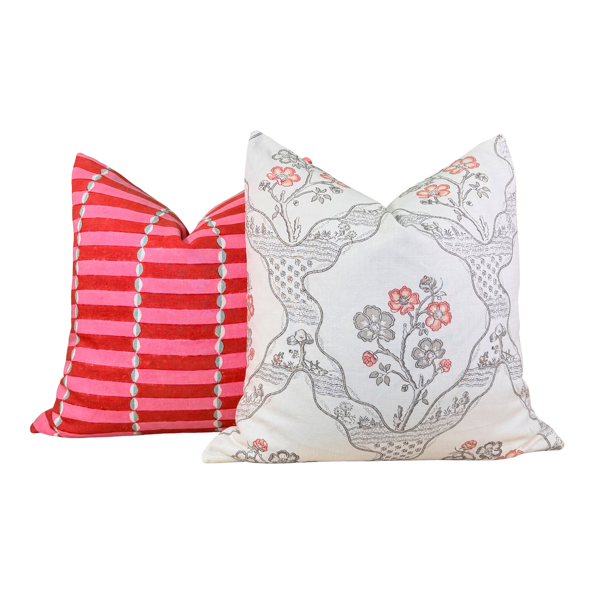 Molly Mahon Luna Linen Pillow - Pink