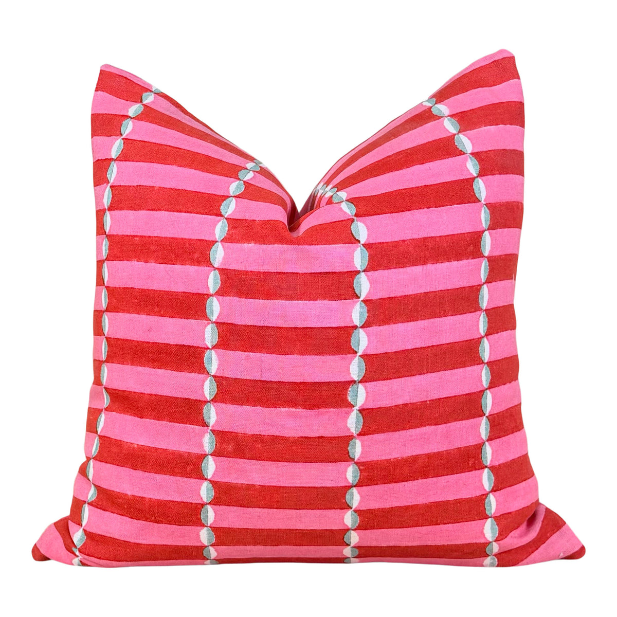 Molly Mahon Luna Linen Pillow - Pink