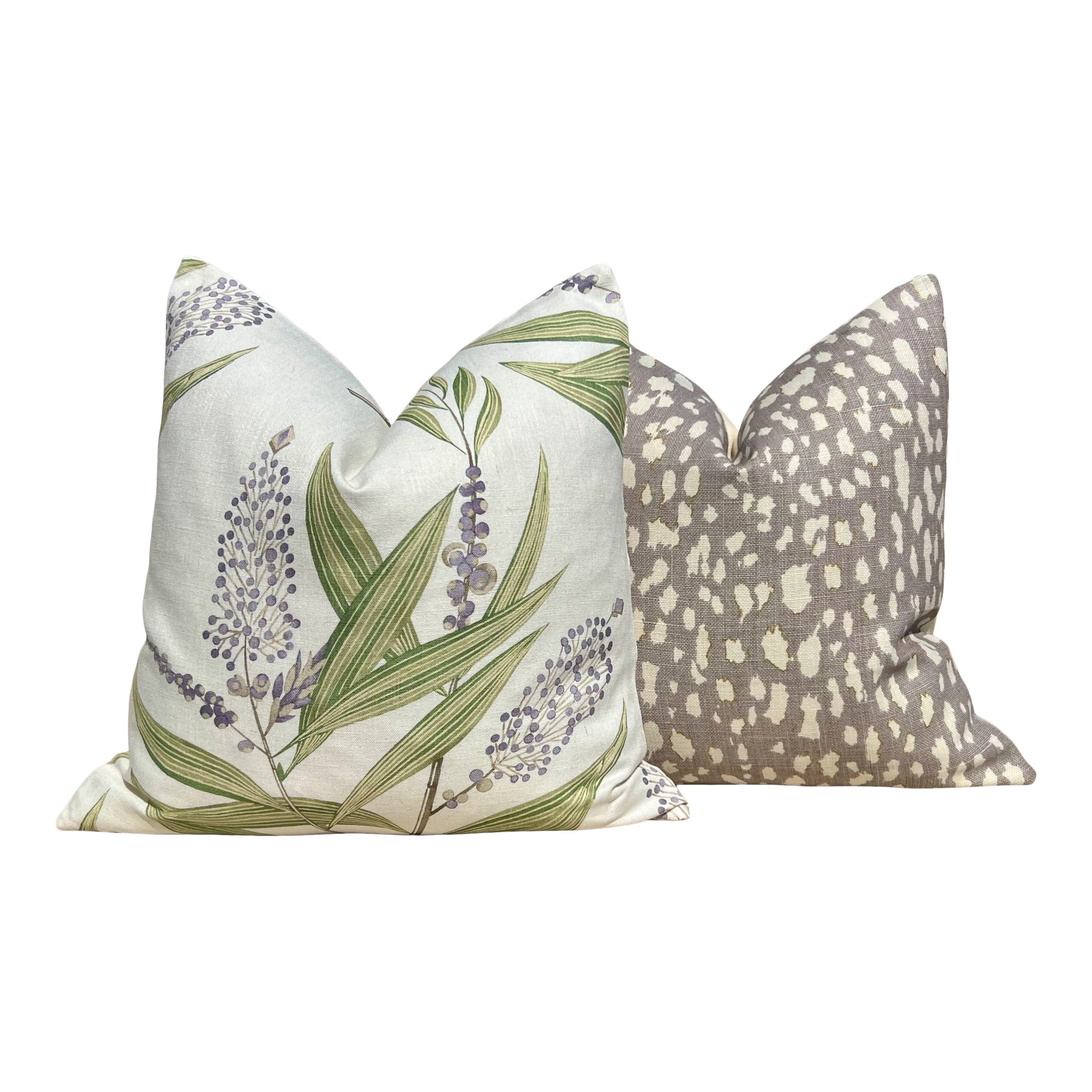 Kravet Couture Lynx Dot Pillow in Lavender