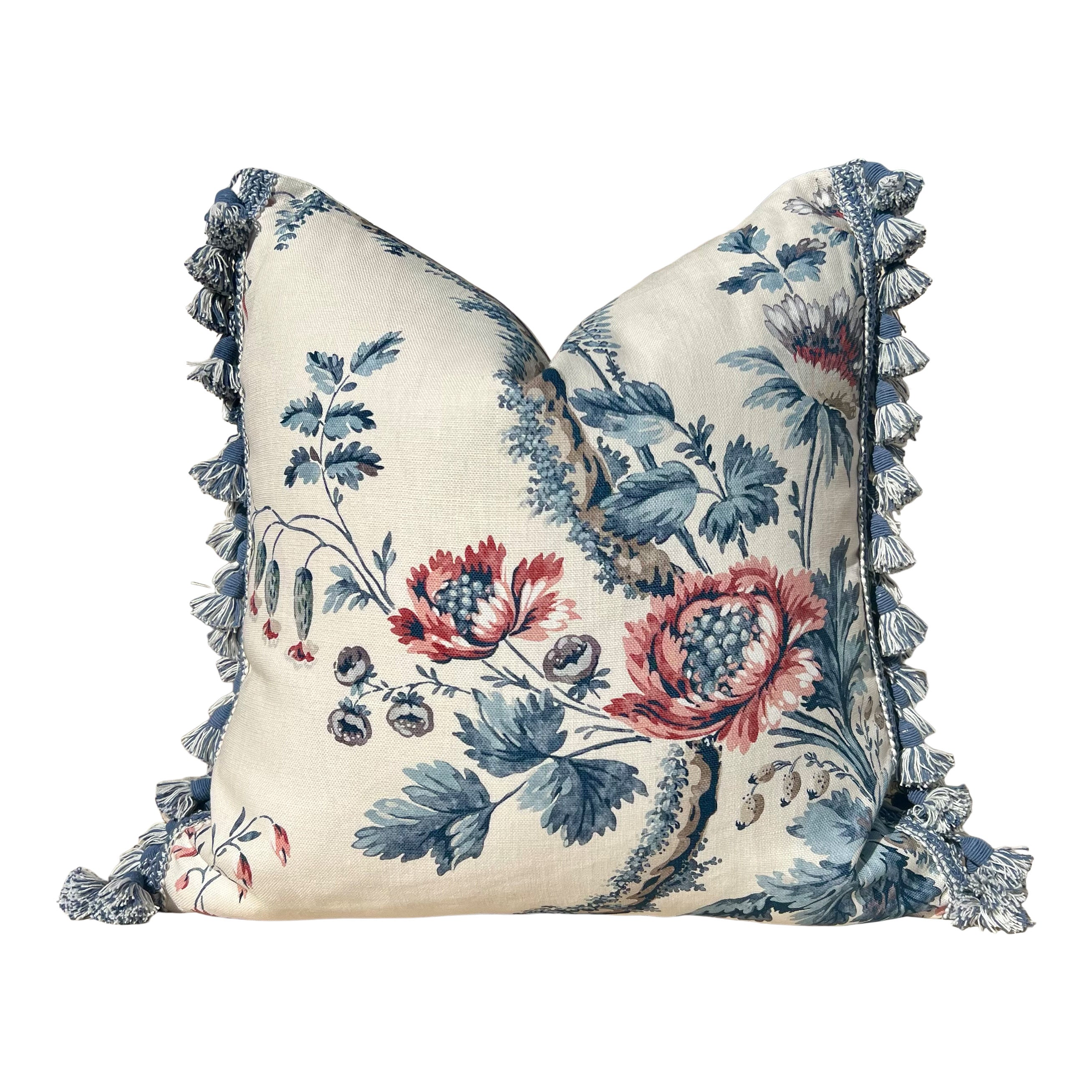 Zoffany Emperorʻs Musician Pillow - Blue,Red
