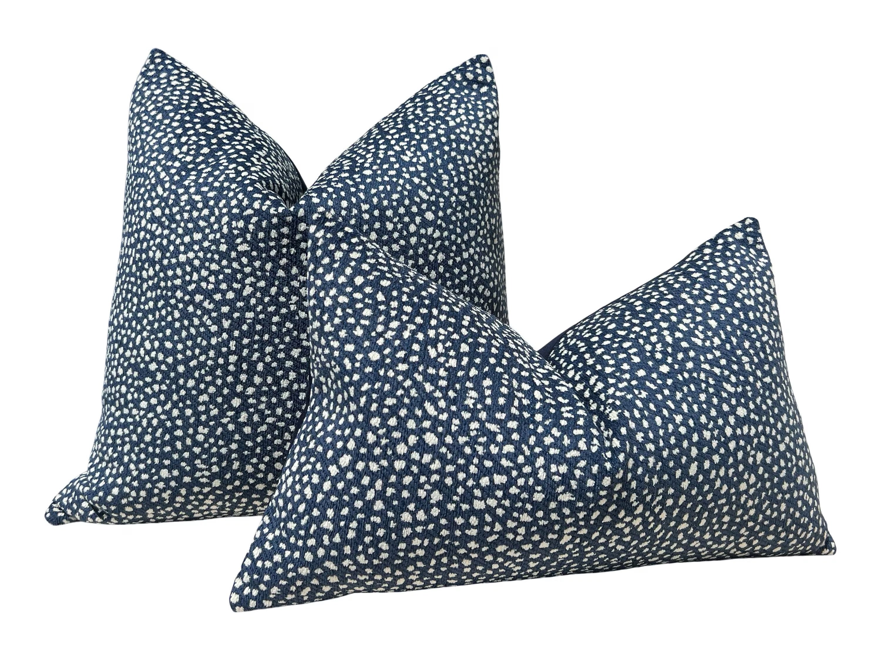 Sale!!!!! Price is for 2 11"X20" Ready to Ship Thibaut Fawn Outdoor Pillow Covers - Midnight