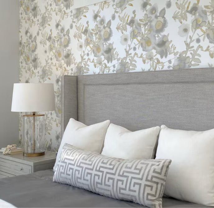 Sale!!!!!!! Price is for 2 16"X16" Thibaut Ming Trail Pillow Covers in Graige, Double Sided