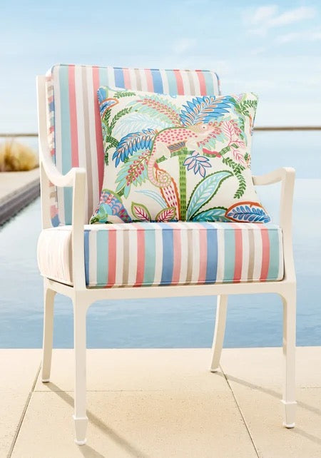 Thibaut Outdoor Iggy Pillow in Beige.