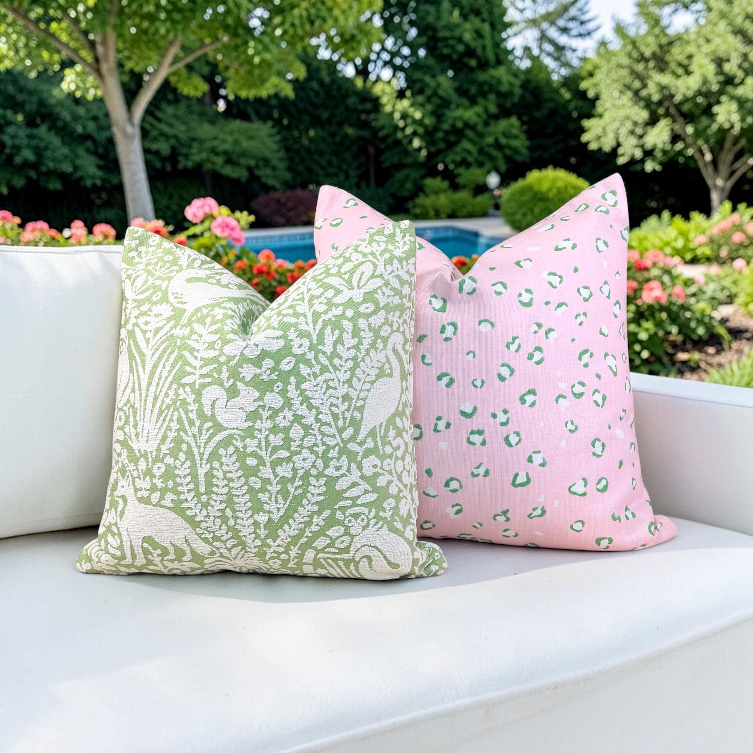 Thibaut Kindred Indoor Outdoor Pillow - Pear