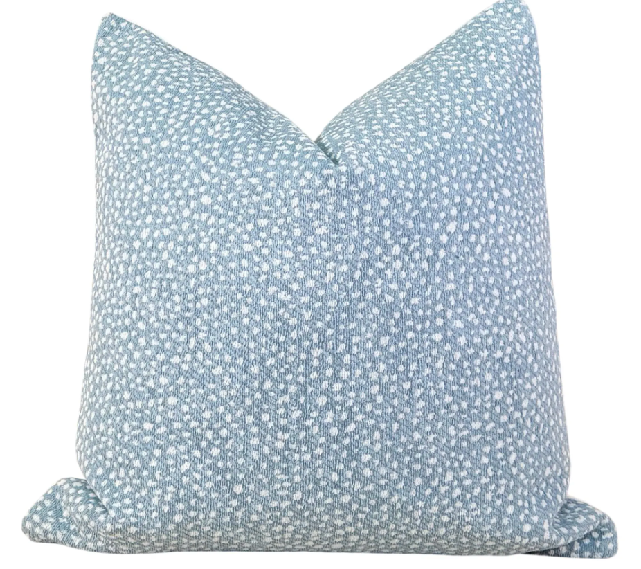 Sale!!! Price is for 2 - 13"X18" Ready to Ship Thibaut Fawn Indoor Outdoor Pillow - Lake