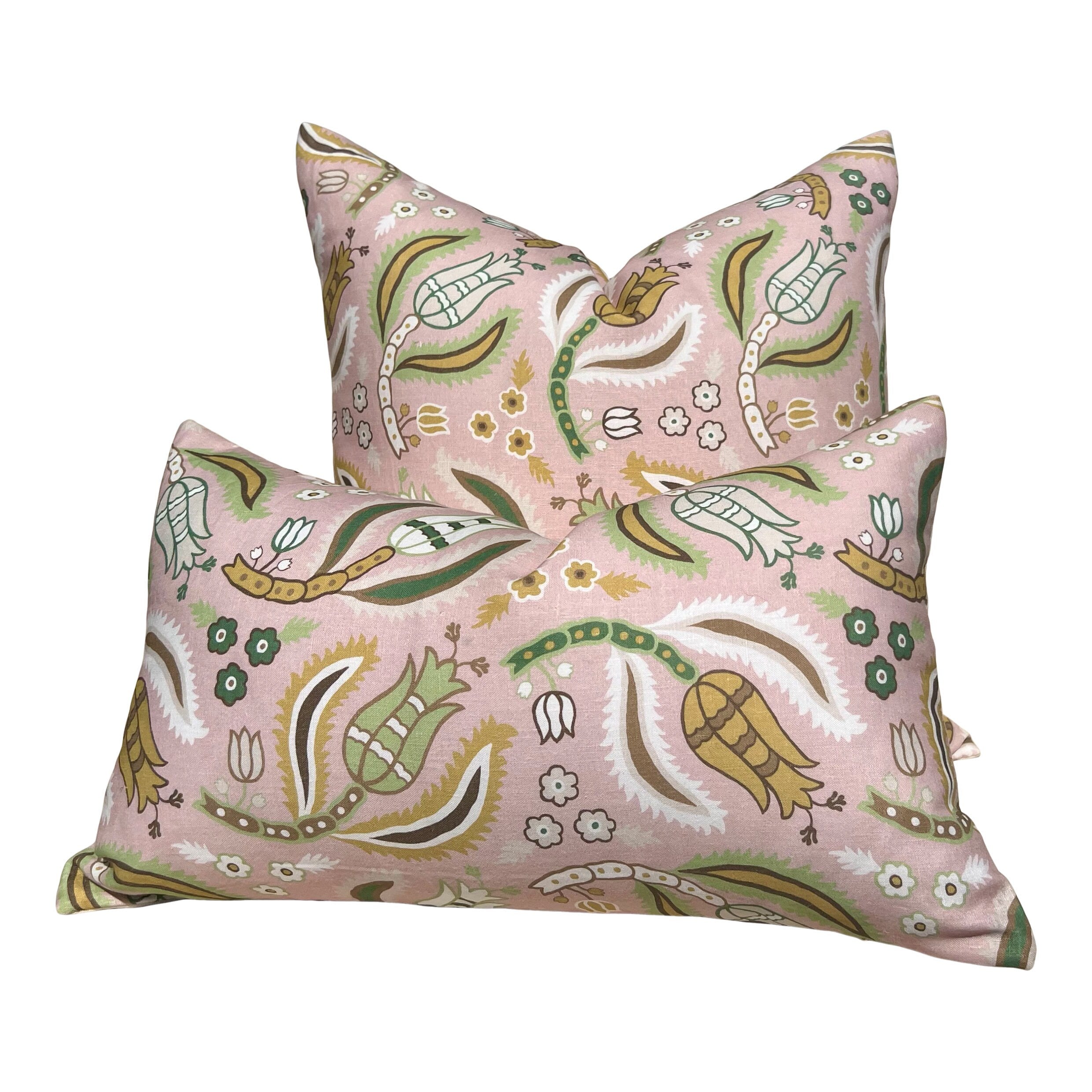 Schumacher Zanzibar Trellis Pillow in Blush. Designer Geometric Pillows, High End Blush Pillow Covers, Accent Throw Pillows, Euro Sham Cover