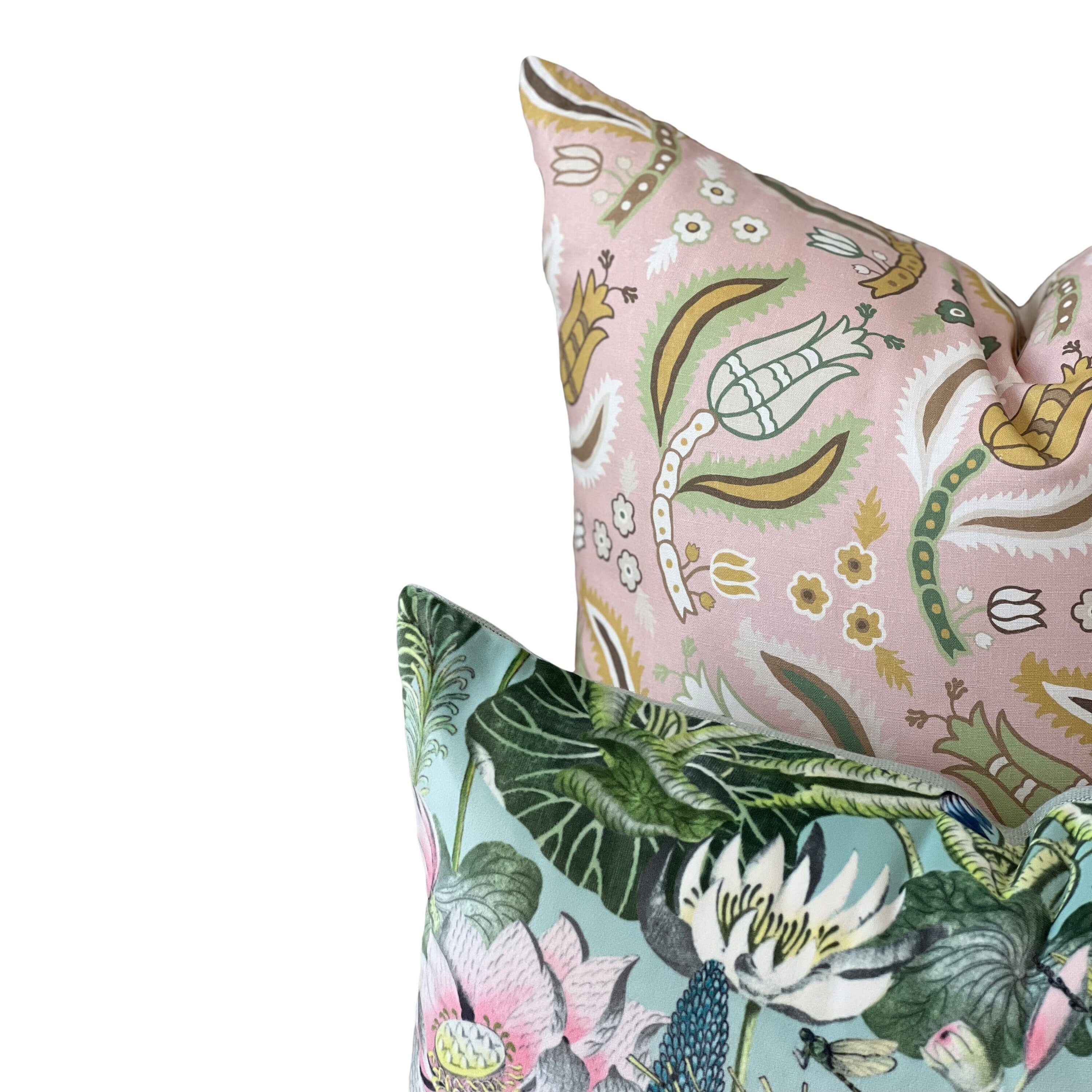 Schumacher Zanzibar Trellis Pillow in Blush. Designer Geometric Pillows, High End Blush Pillow Covers, Accent Throw Pillows, Euro Sham Cover