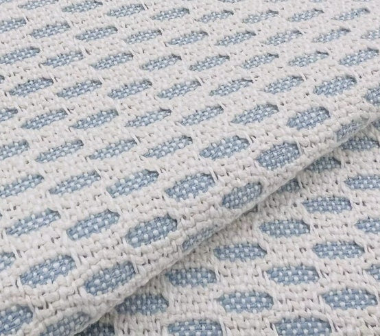 Designer Inside Out Outdoor Pillow Light Blue. Performance Pillow Covers, Accent Sky Blue Pillows, Small Scale Geometric Outdoor Pillows