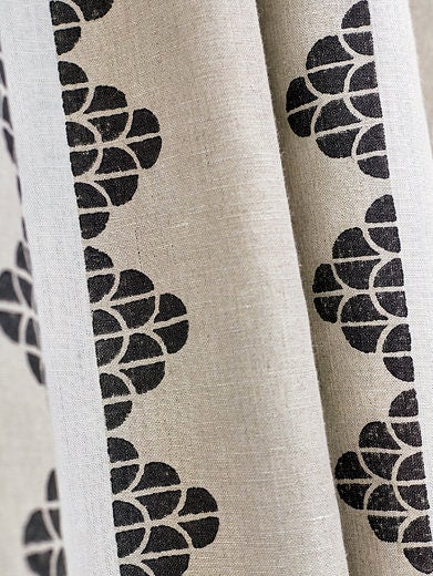 Thibaut Dhara Stripe Pillow in Charcoal, Flax. Lumbar Striped Accent Pillow Cover, Designer Pillow Sham, High End Pillow, Decorative Pillow