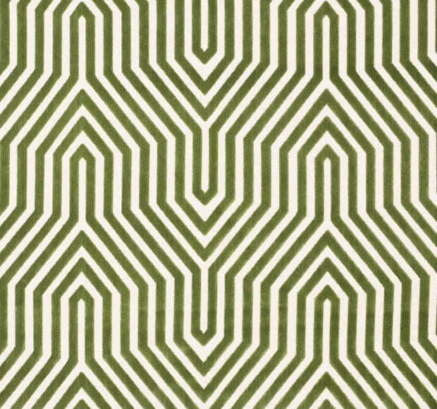 Vanderbilt Velvet Pillow Green. Velvet Lumbar Pillow, Long Lumbar Green Pillow, Chevron Plush Velvet Cushion Cover, Geometric Euro Sham