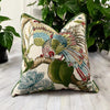 Schumacher Cranley Garden Pillow in Green.