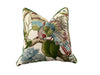 Schumacher Cranley Garden Pillow in Green.