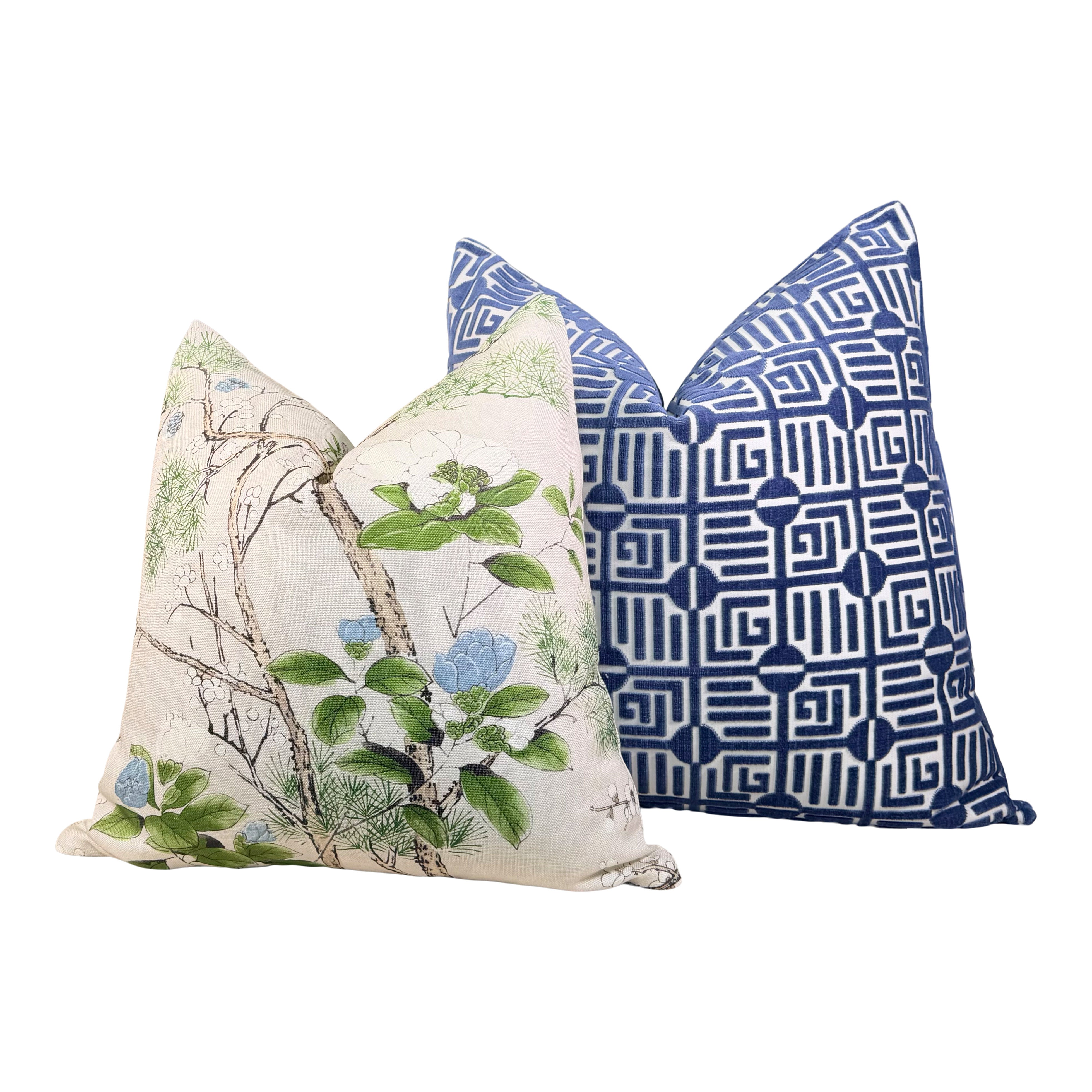 Thibaut Katsura Pillow - Cream, Lavender