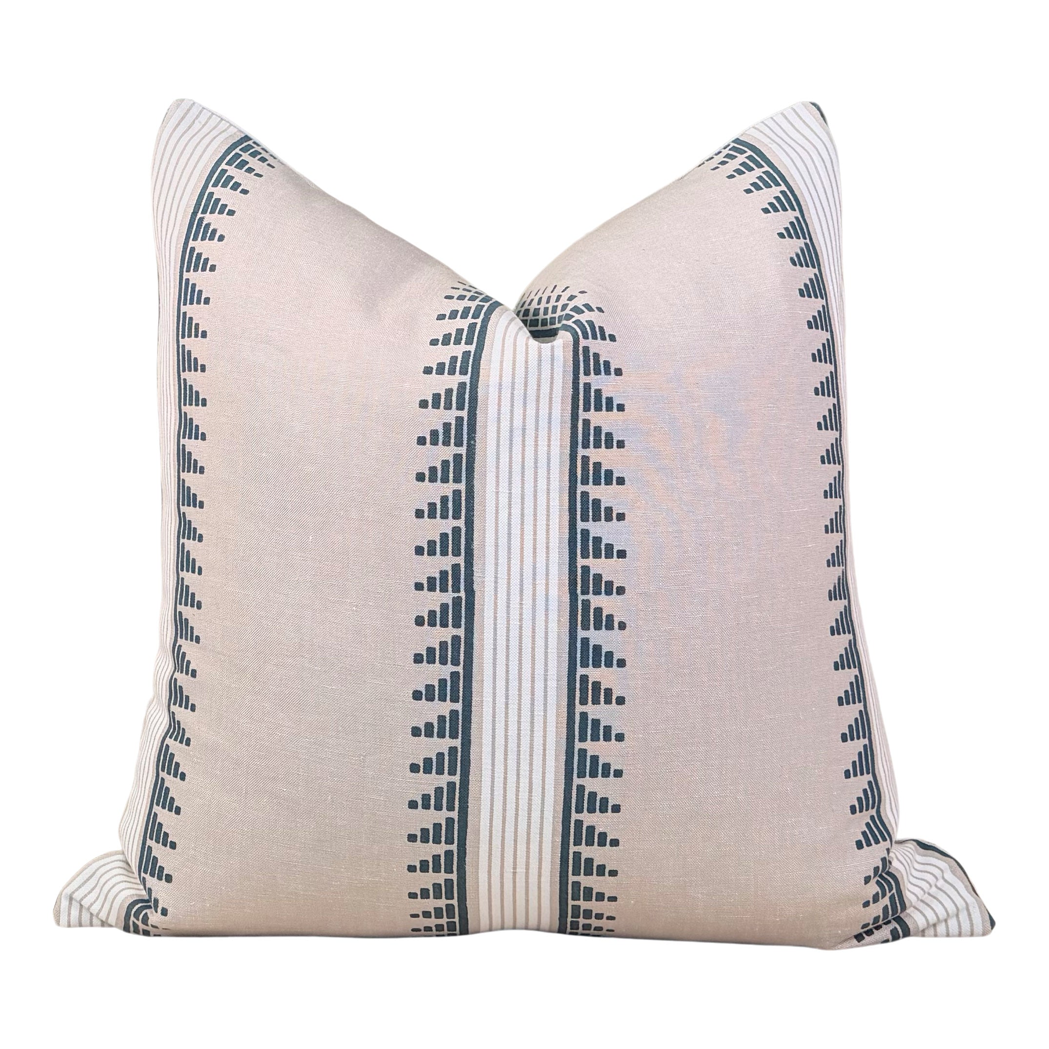 Thibaut Trail Head Pillow - Mineral, Beige