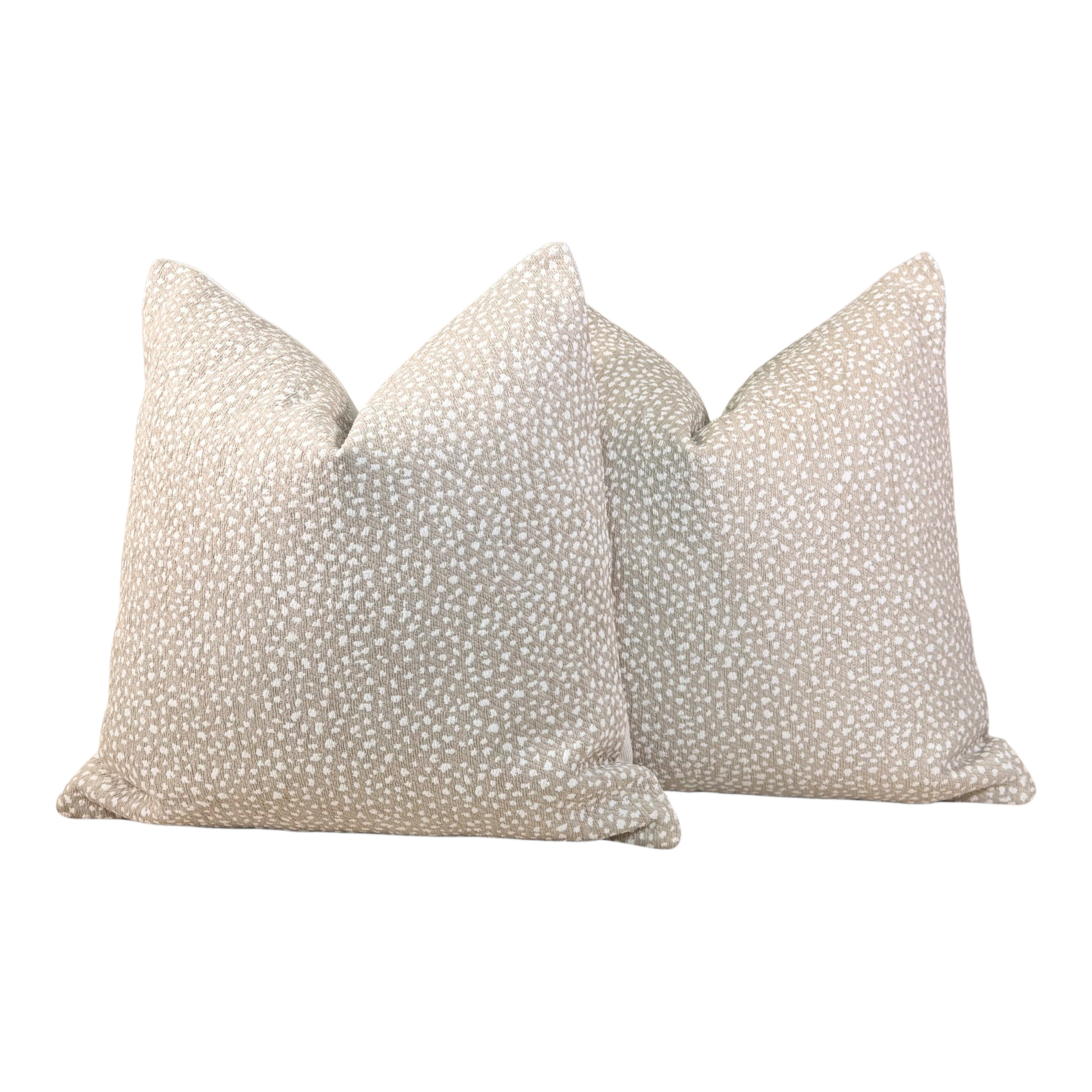Thibaut Fawn Indoor Outdoor Pillow - Oat