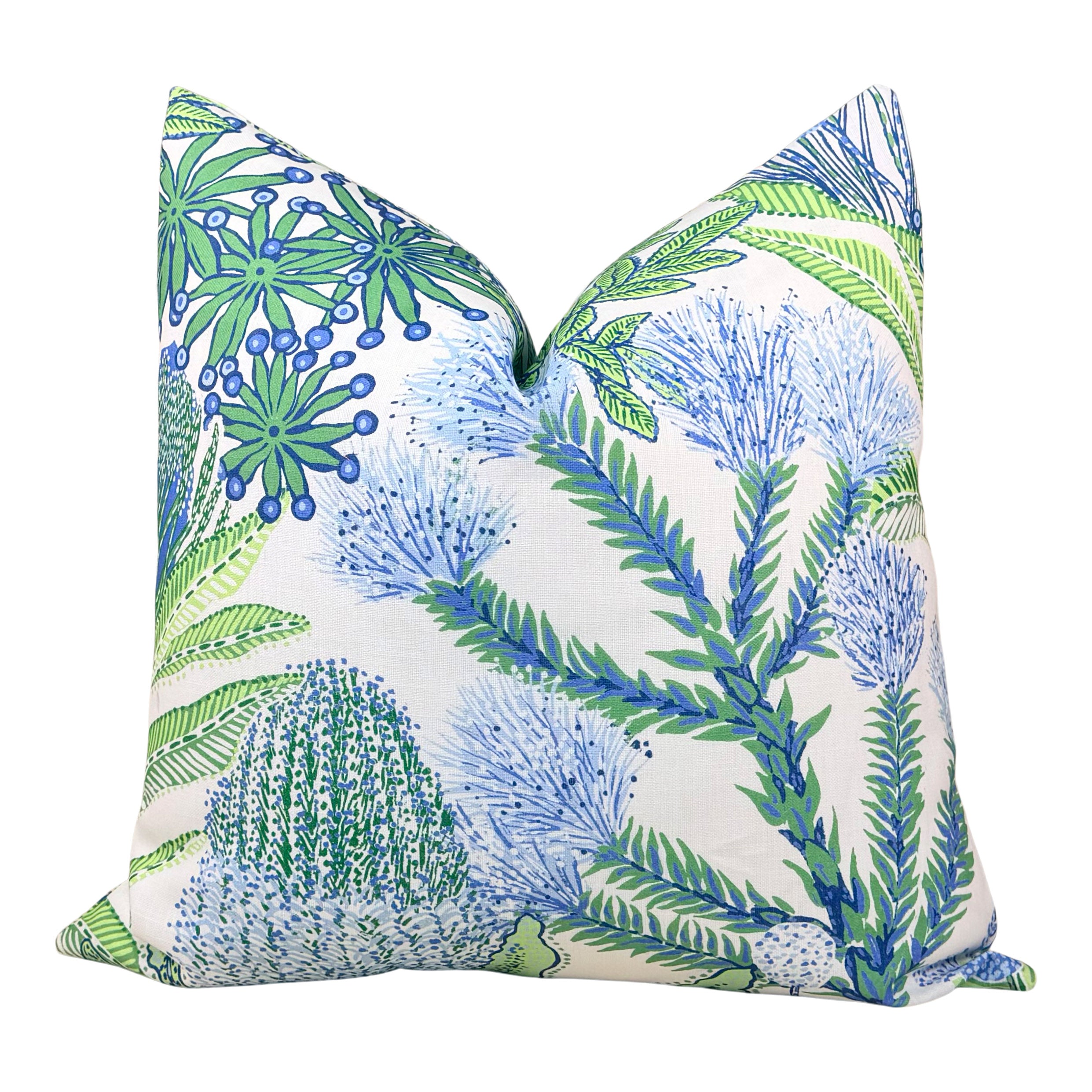 Thibaut Outdoor Protea Pillow - Kiwi