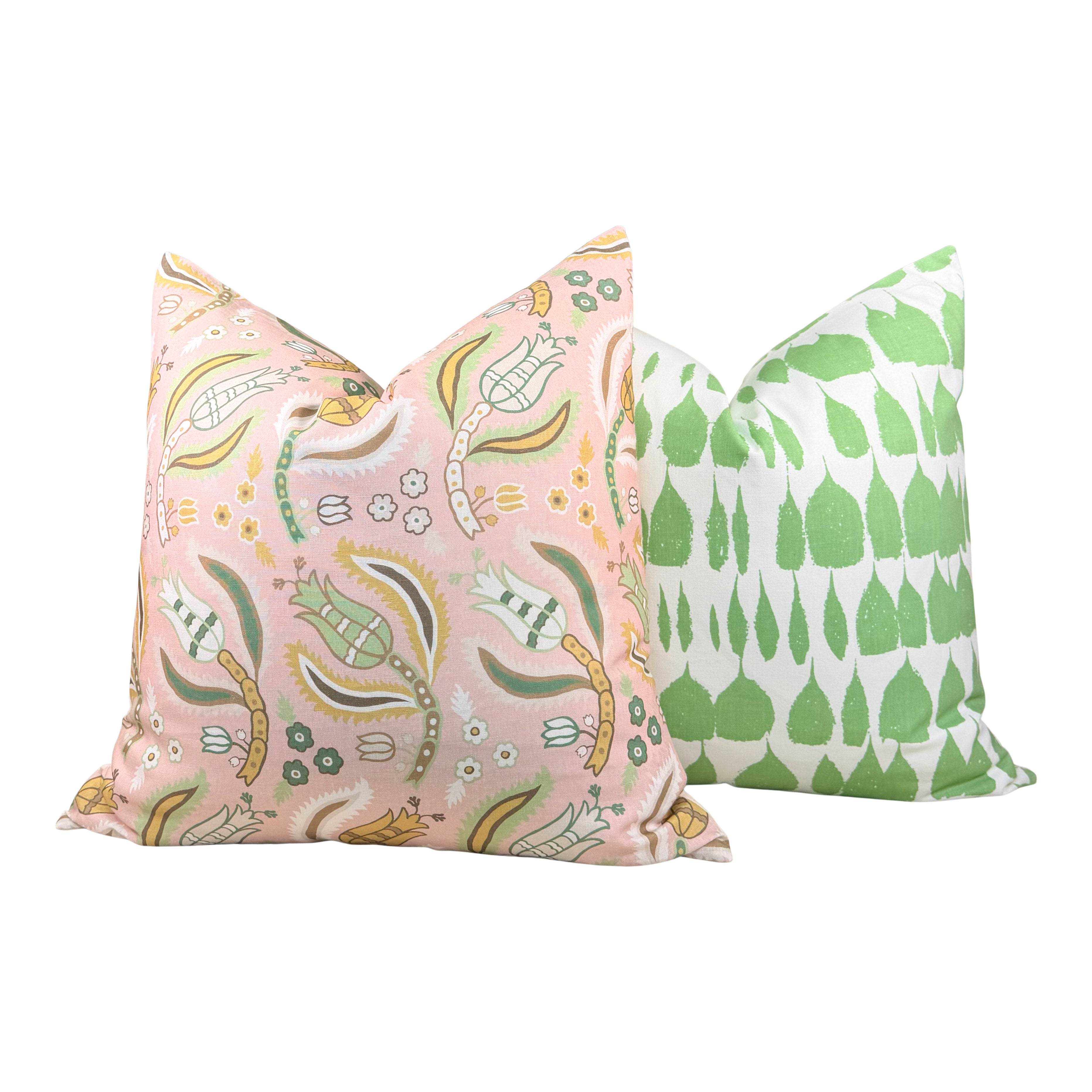 Schumacher Queen Of Spain Pillow - Green