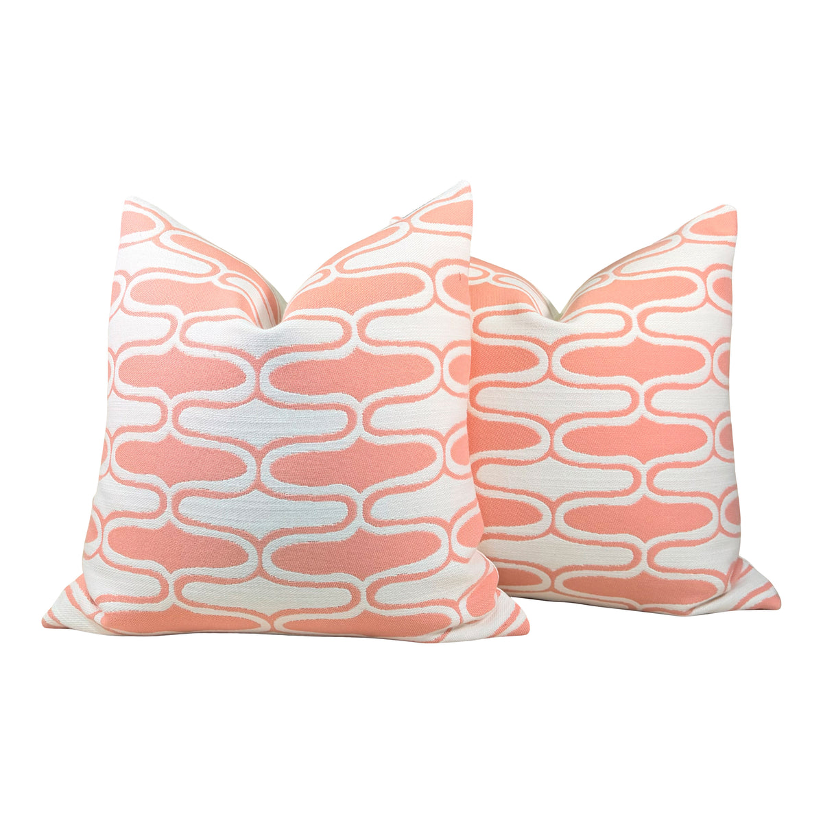 Thibaut Saraband Outdoor Decorative Pillow - Seashell Pink
