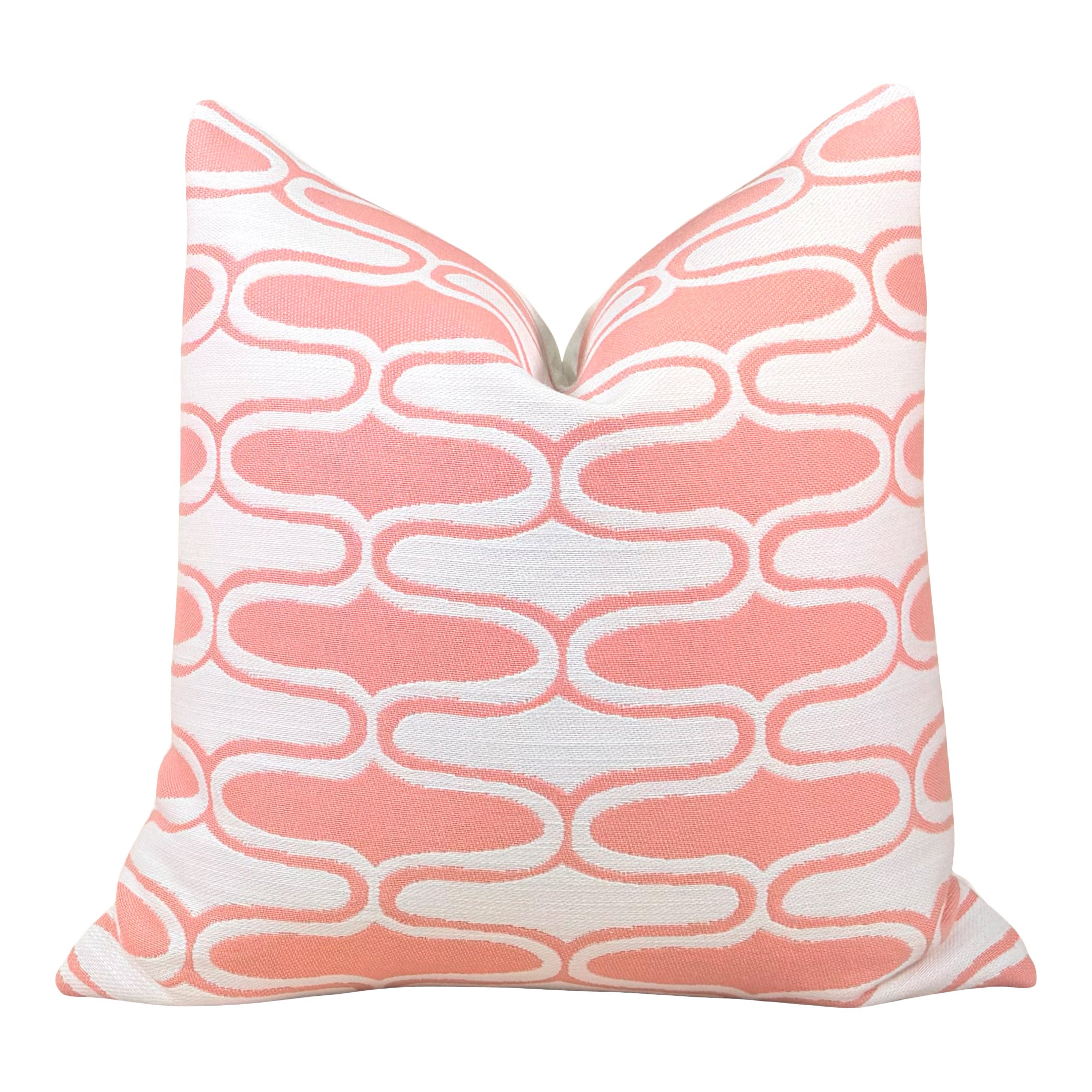 Thibaut Saraband Outdoor Decorative Pillow - Seashell Pink