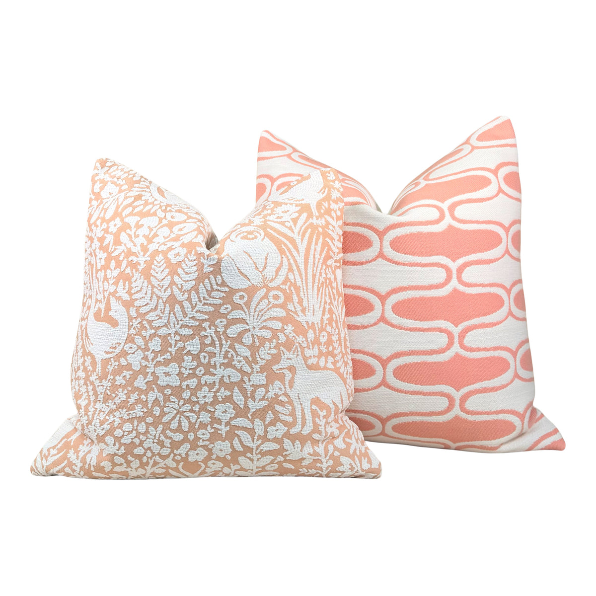 Thibaut Saraband Outdoor Decorative Pillow - Seashell Pink