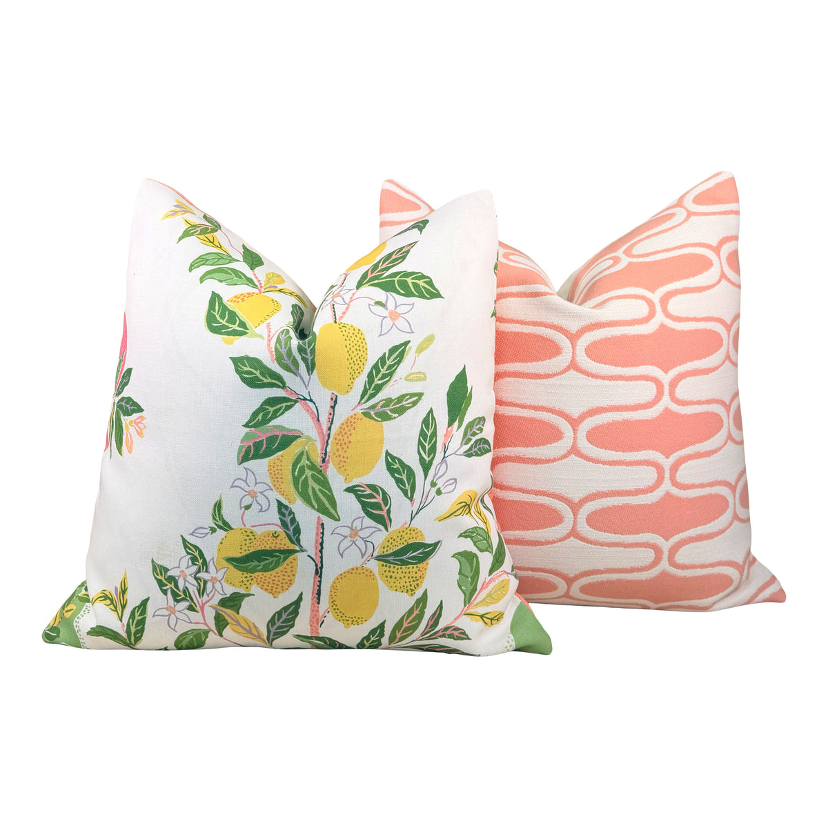 Thibaut Saraband Outdoor Decorative Pillow - Seashell Pink
