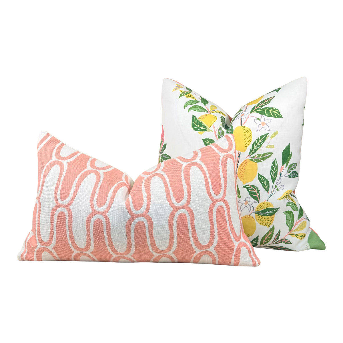 Thibaut Saraband Outdoor Decorative Pillow - Seashell Pink