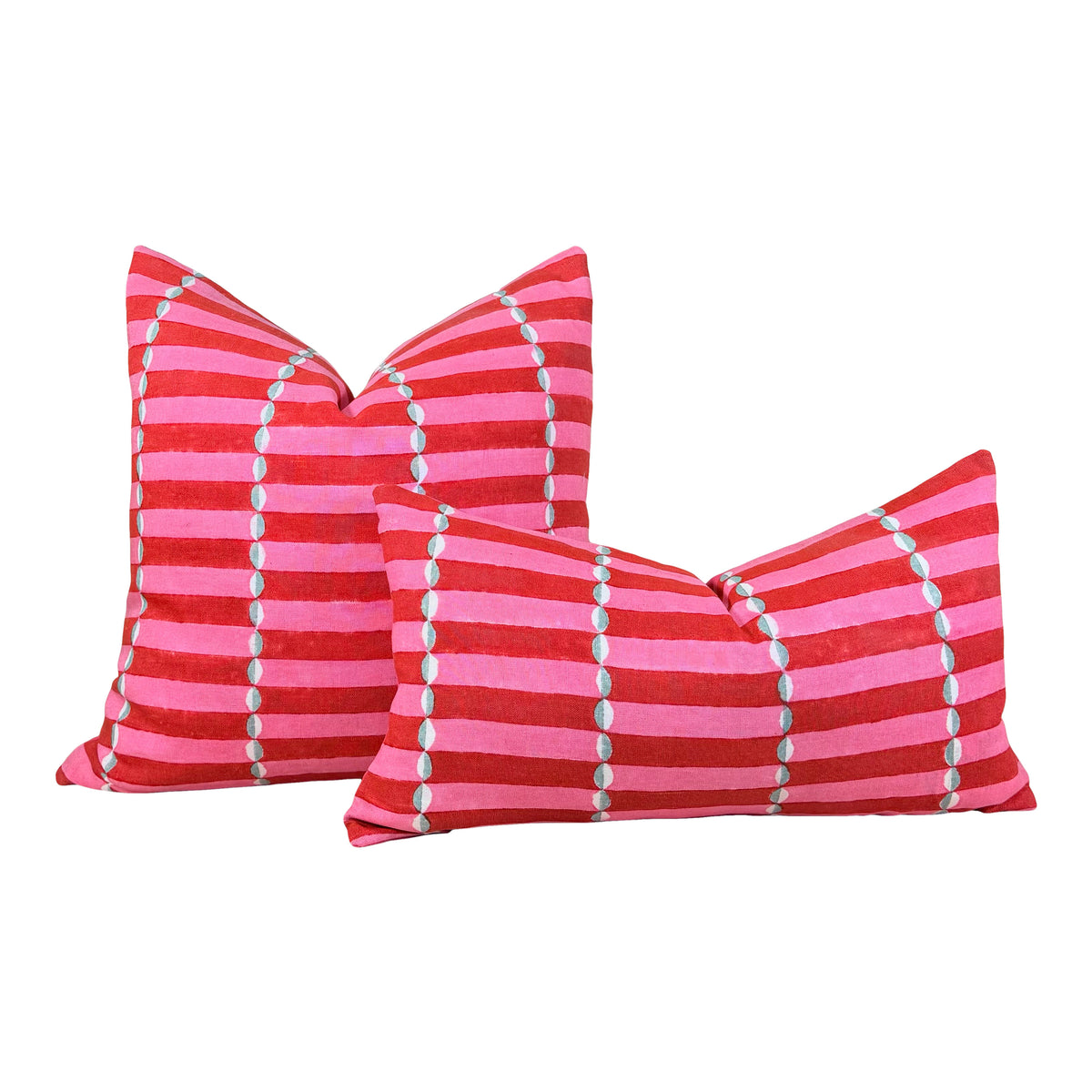 Molly Mahon Luna Linen Pillow - Pink