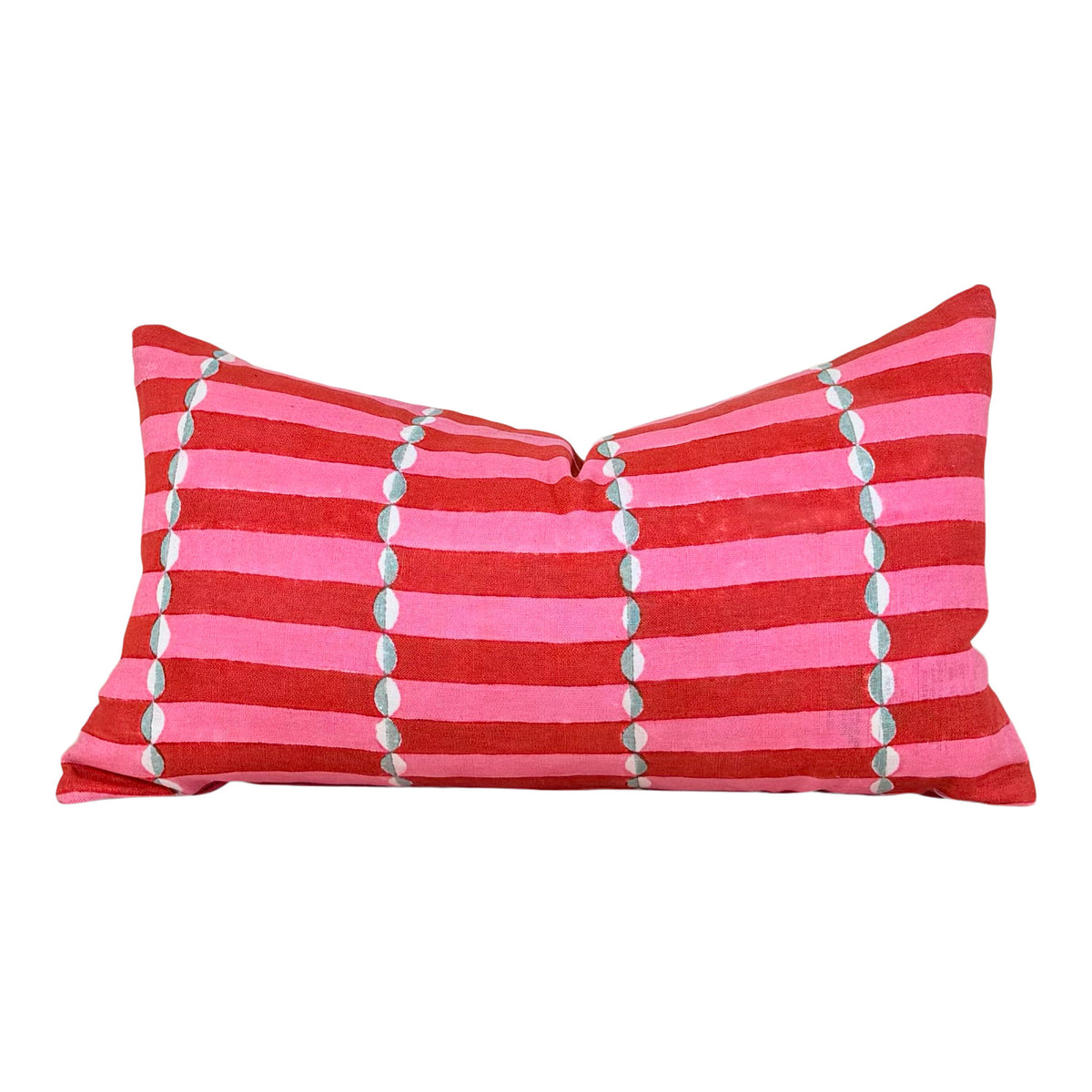 Molly Mahon Luna Linen Pillow - Pink