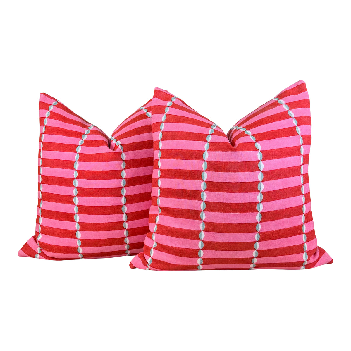 Molly Mahon Luna Linen Pillow - Pink