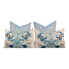 Schumacher Sea Life Embroidered Pillow in Seafoam