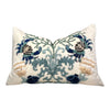 Schumacher Sea Life Embroidered Pillow in Seafoam