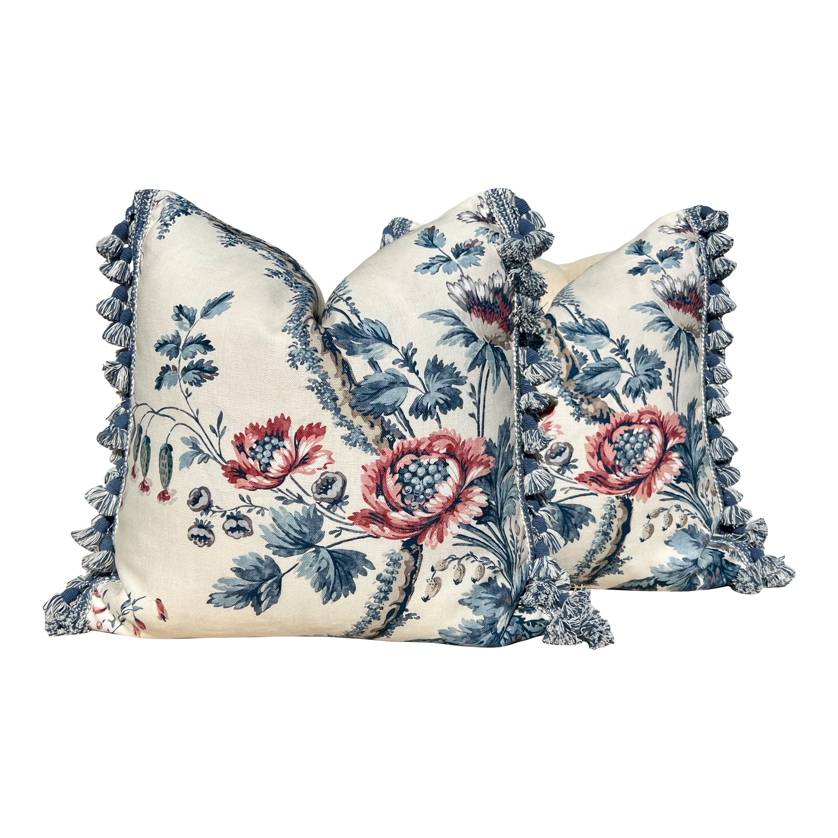 Zoffany Emperorʻs Musician Pillow - Blue,Red