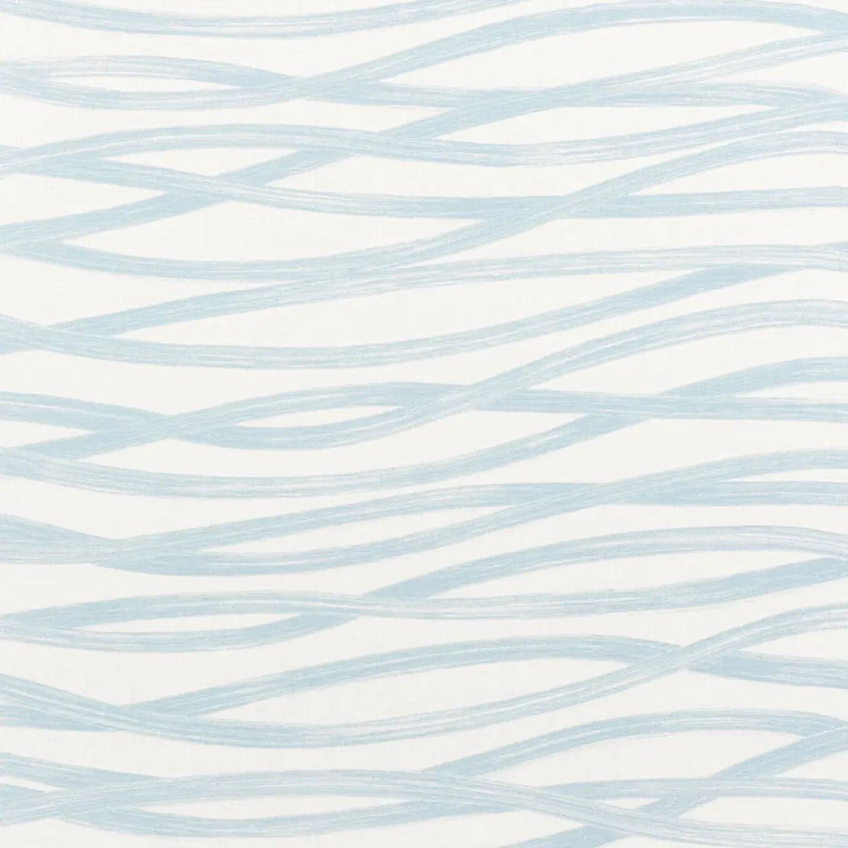 Schumacher Brushstroke Pillow - Sky Blue