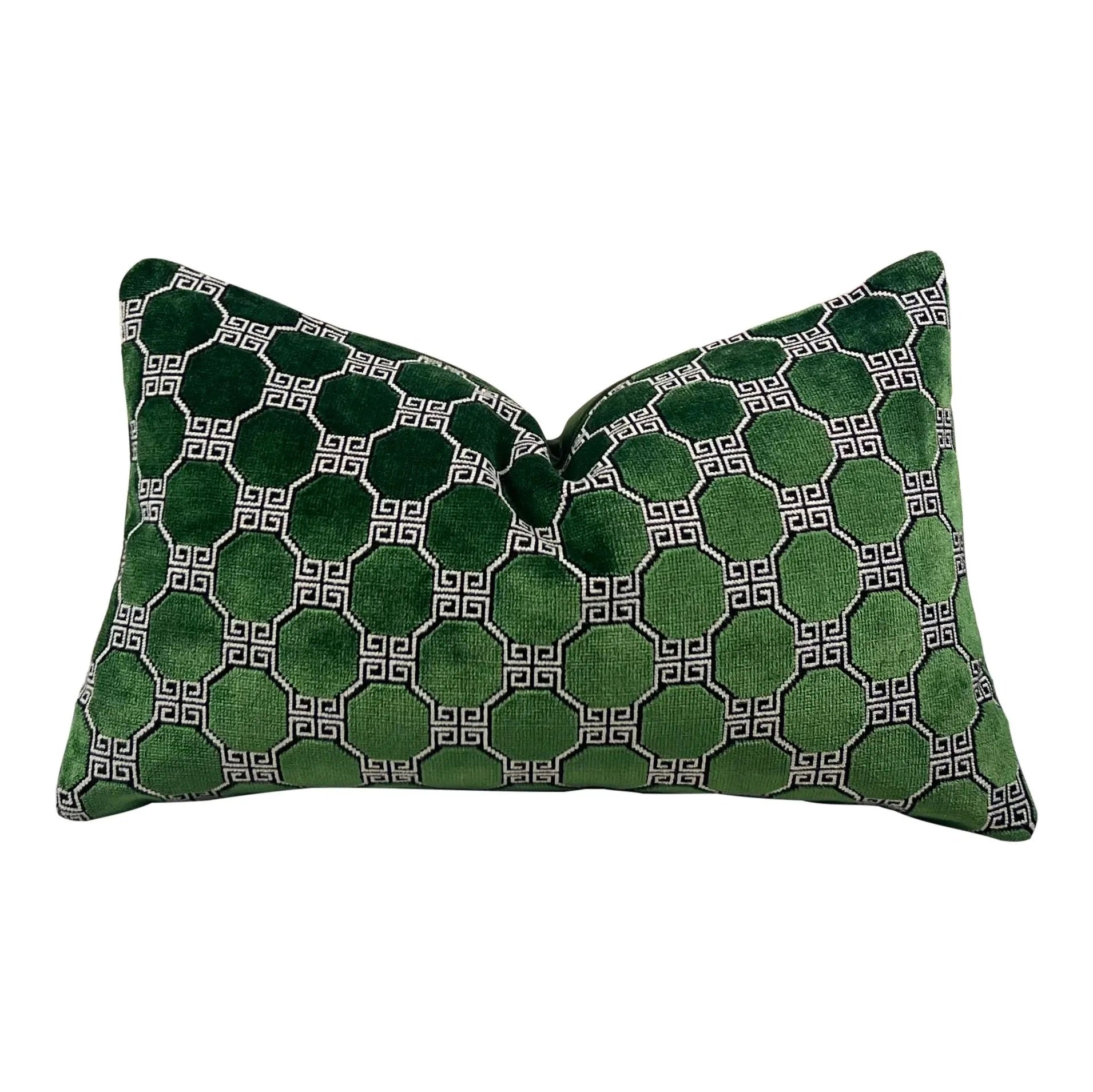 Sale!!!! Price is for 2 - 11"X20" Ready to Ship Schumacher Octavia Velvet Pillow Cover - Emerald