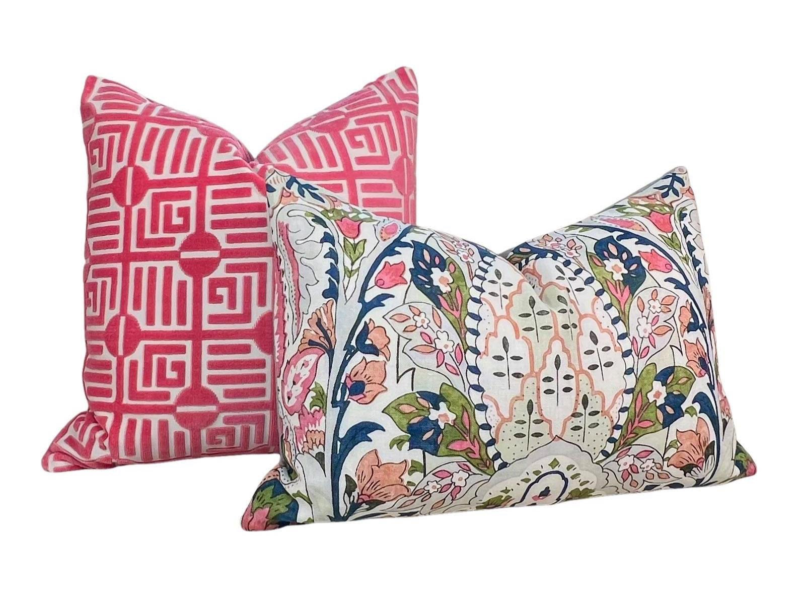 Sale!!!!! Pair of 16"X16" Ready to Ship Schumacher Layla Pillow Covers.