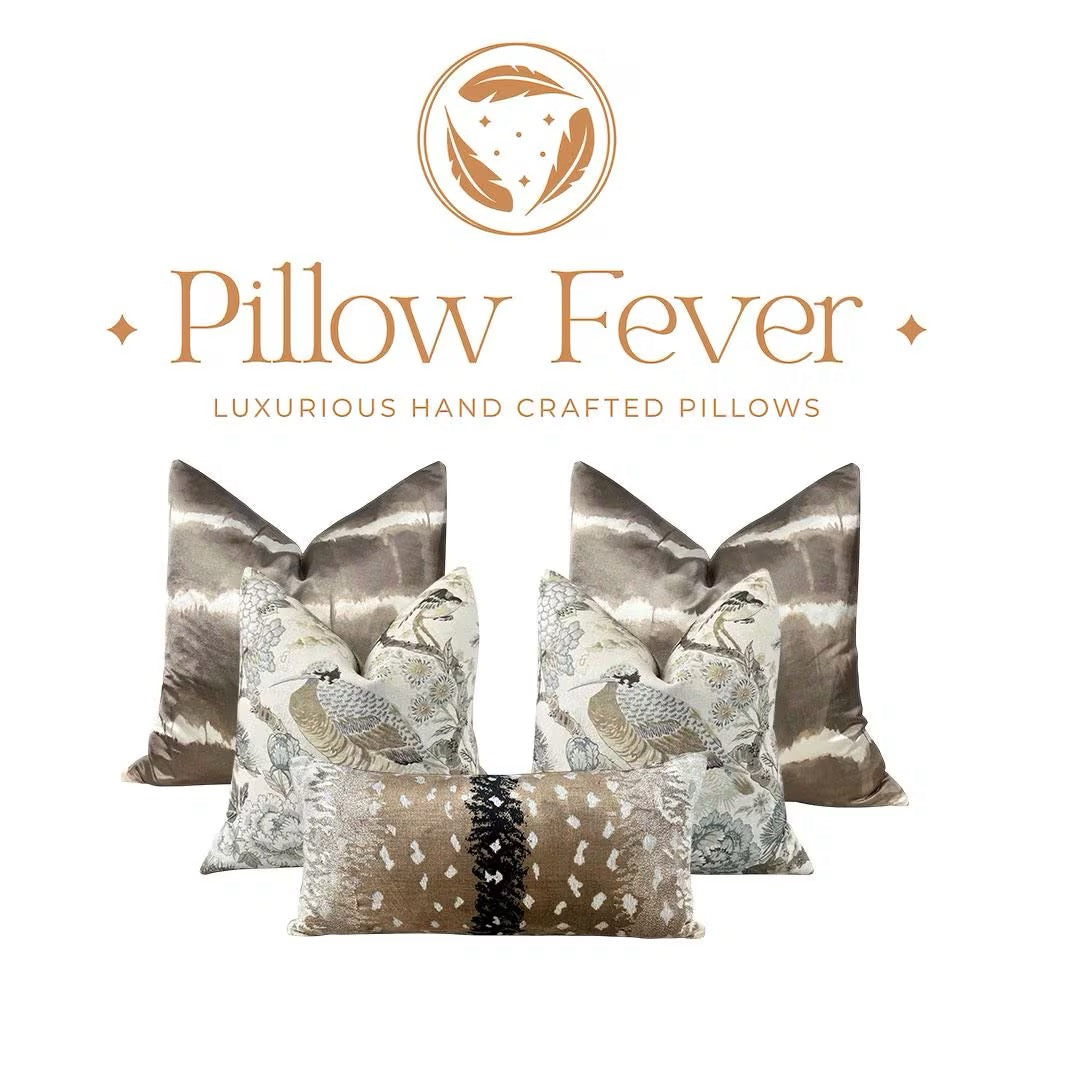 Sale!!!! Price is for 2 20"X20" Kravet Couture Pillow Covers - Truffle