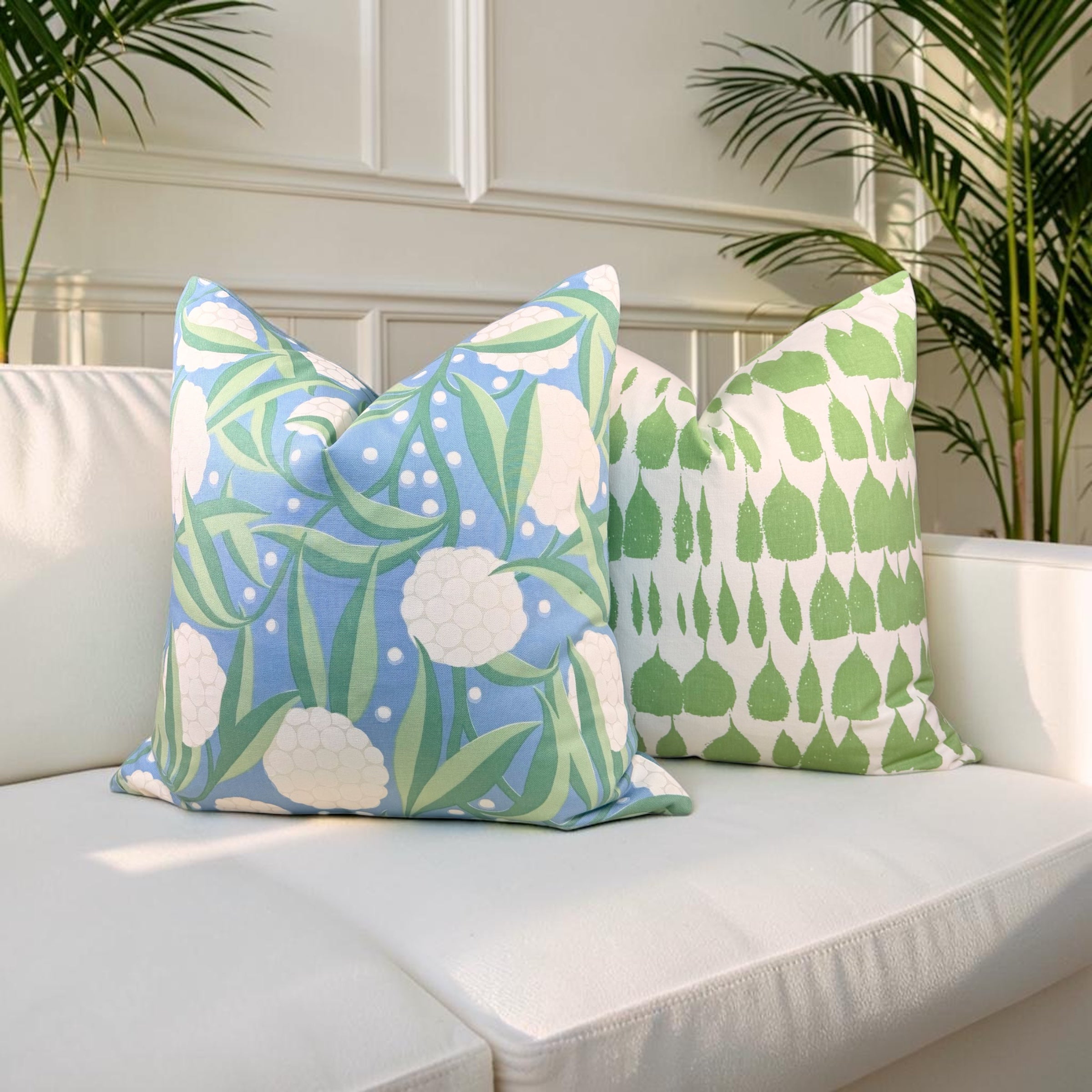Schumacher Queen Of Spain Pillow - Green