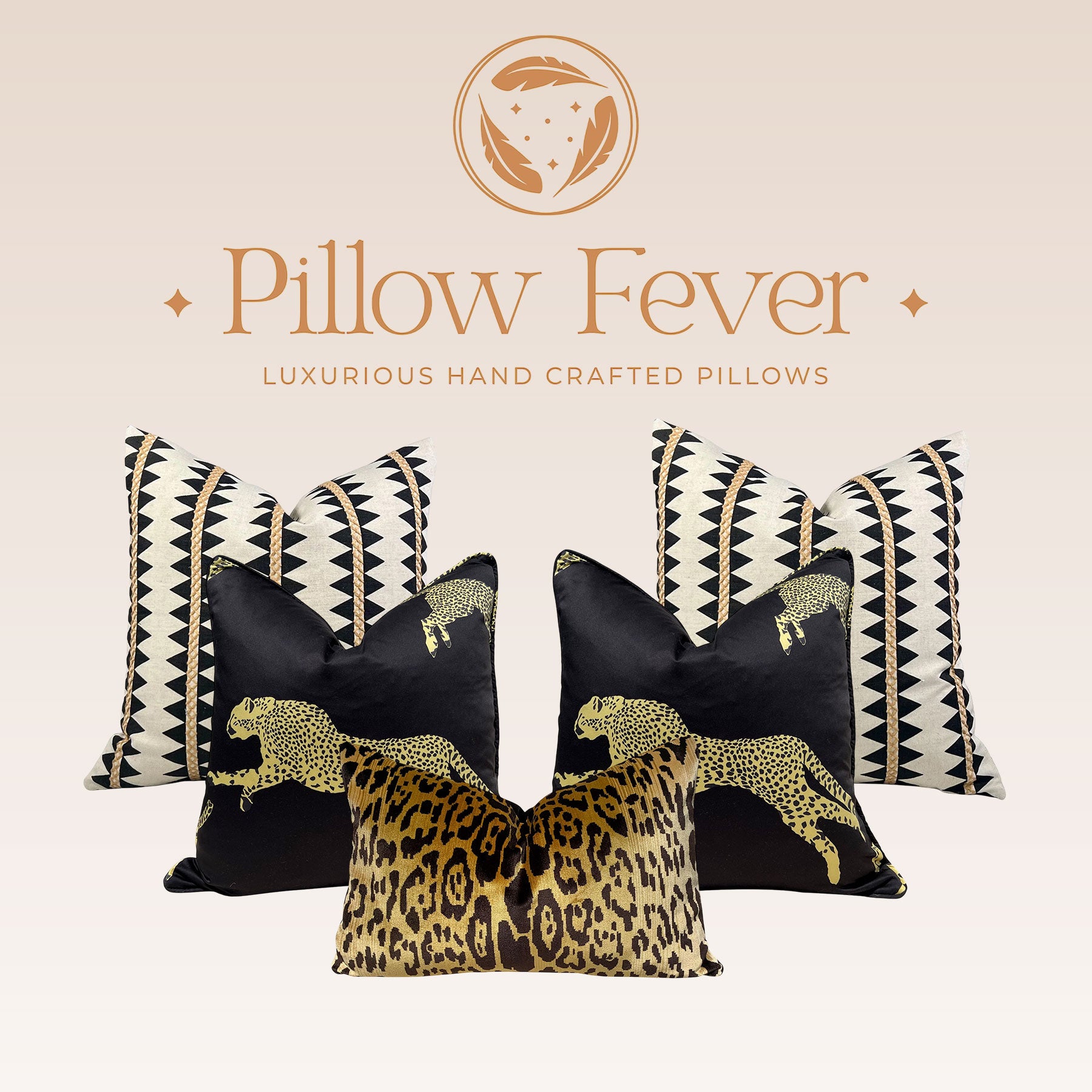 Scalamandre Leopardo Silk Velvet Pillow.