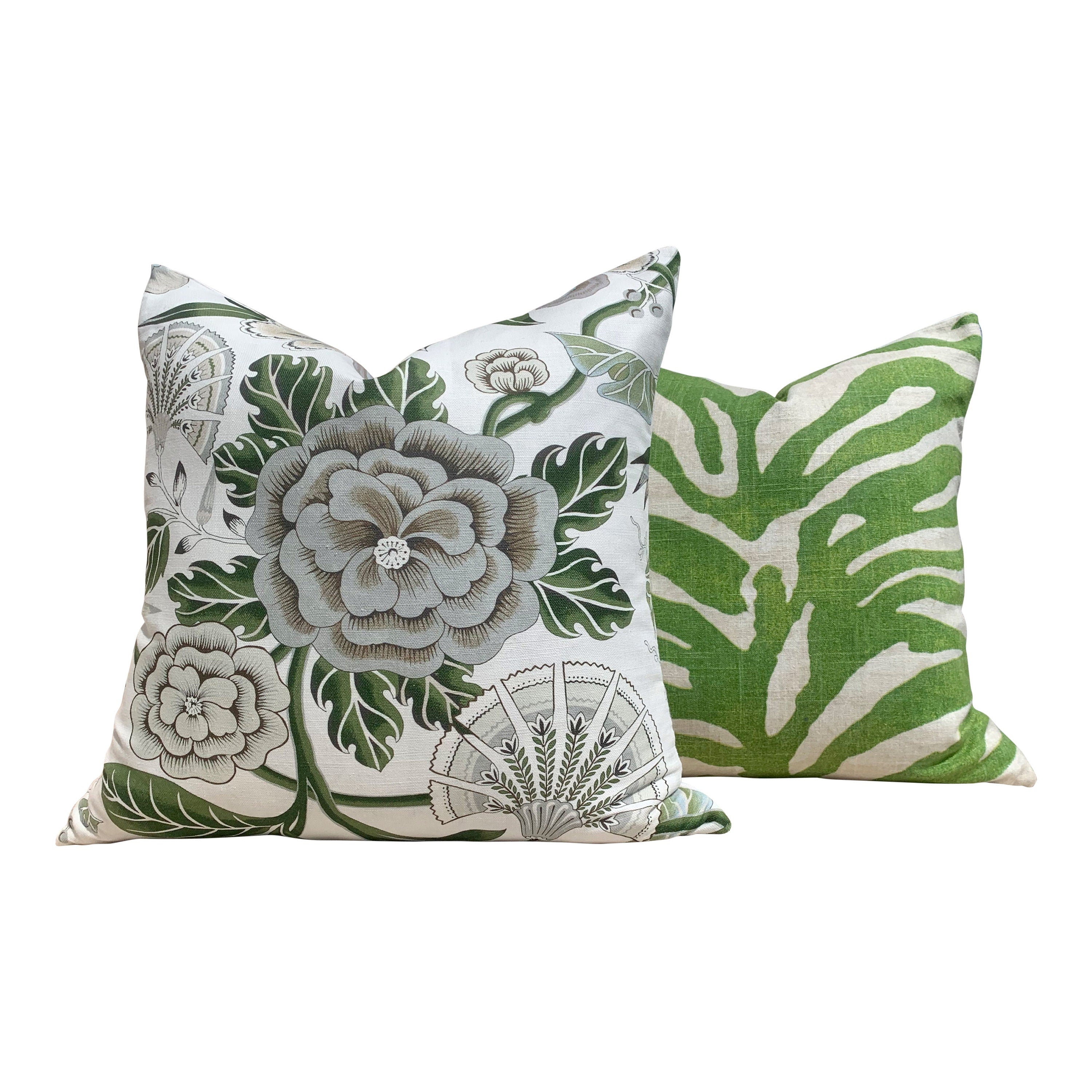 Thibaut Serengeti Decorative Pillow in Green.