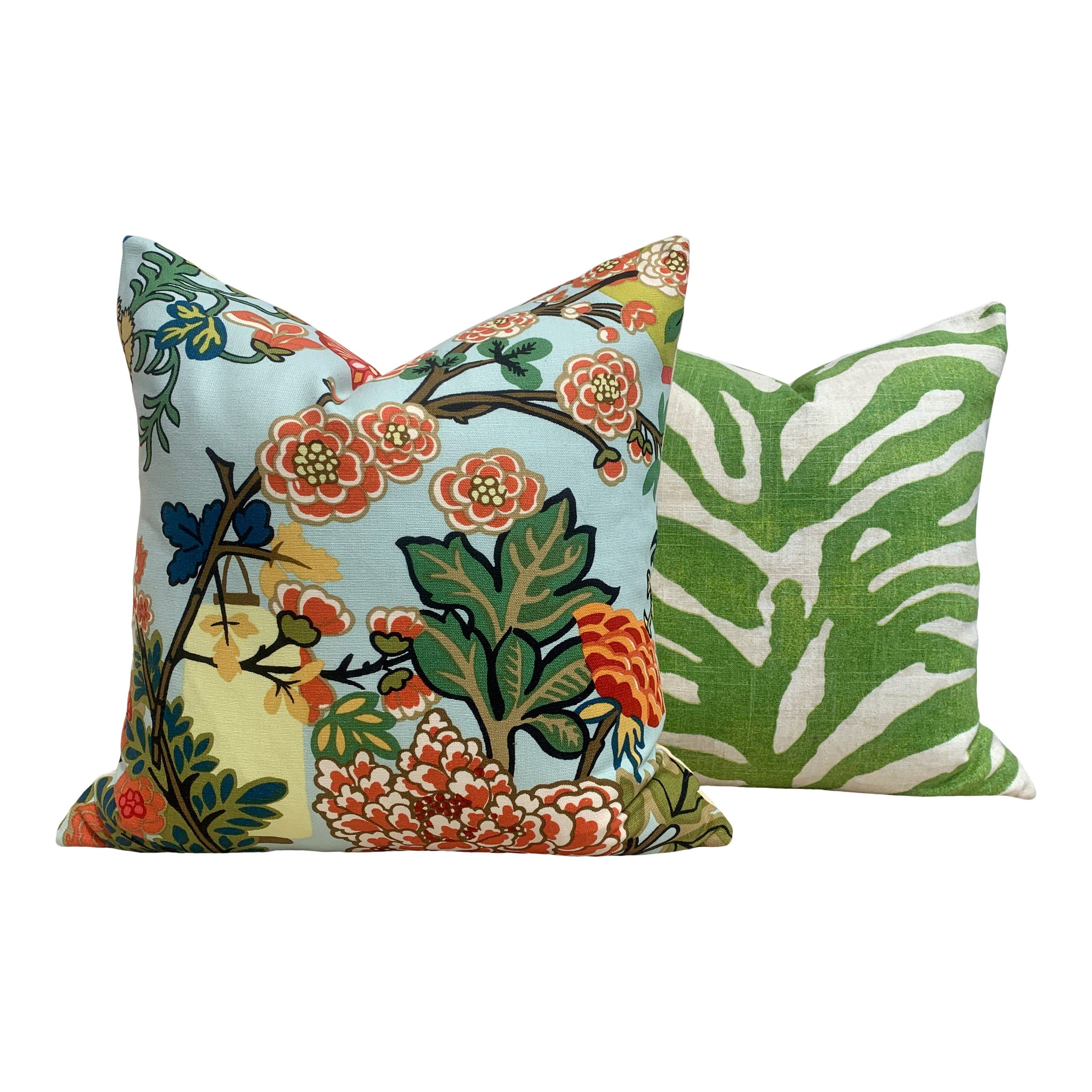 Thibaut Serengeti Decorative Pillow in Green.