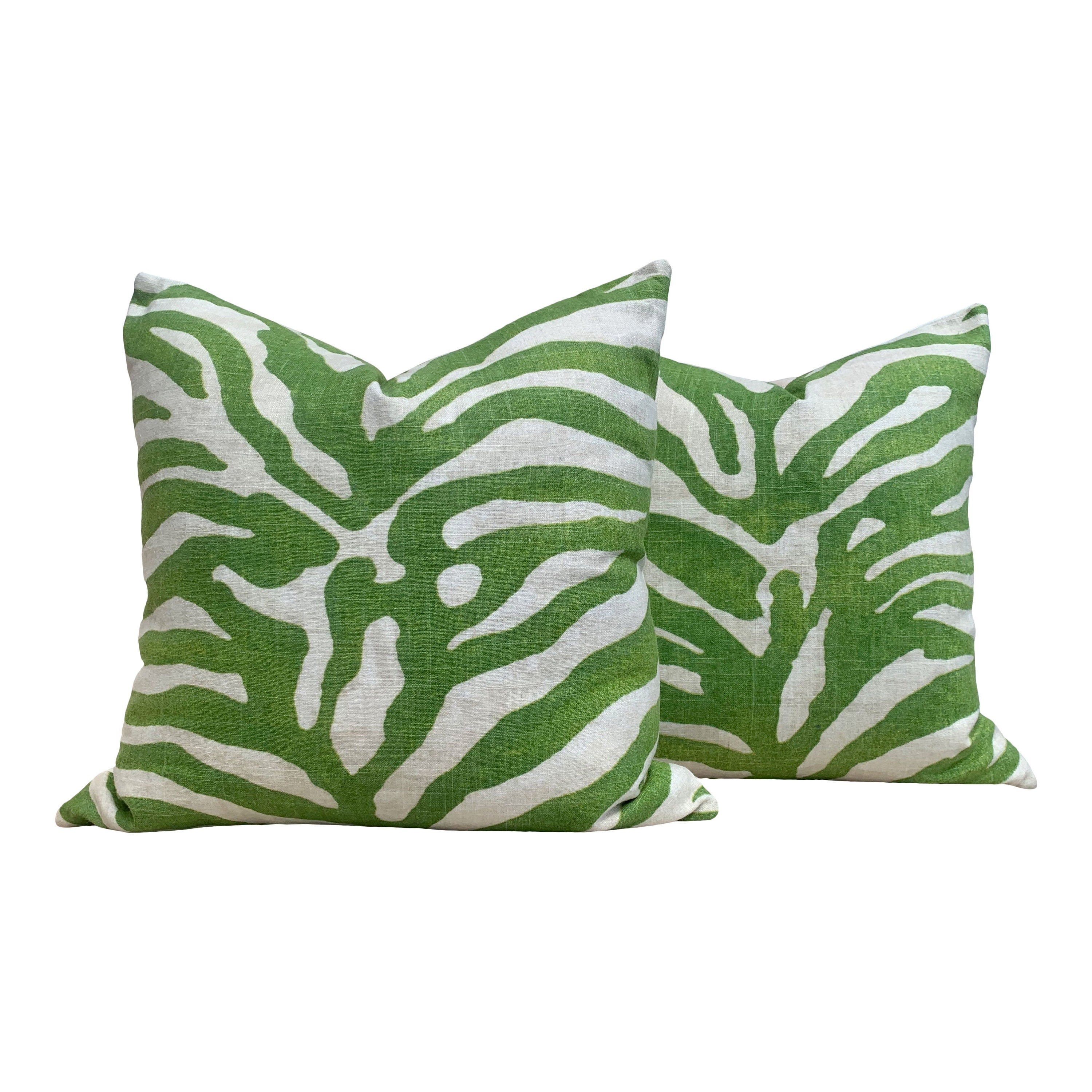 Thibaut Serengeti Decorative Pillow in Green.