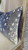Load and play video in Gallery viewer, Scalamandre Antelope Velvet Pillow In Midnight Blue.