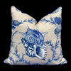 Load image into Gallery viewer, Thibaut Seashells Linen Pillow in Porcelain. Designer pillows, accent cushion cover, decorative pillow, high end pillow cover