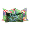 Thibaut Honshu Pillow Green. Chinoiserie Pillow // Emerald Green Pillow // Euro Sham Pillow // Green Lumbar Pillow 18